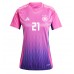 Maillot de foot Allemagne Ilkay Gundogan #21 Extérieur vêtements Femmes Europe 2024 Manches Courtes